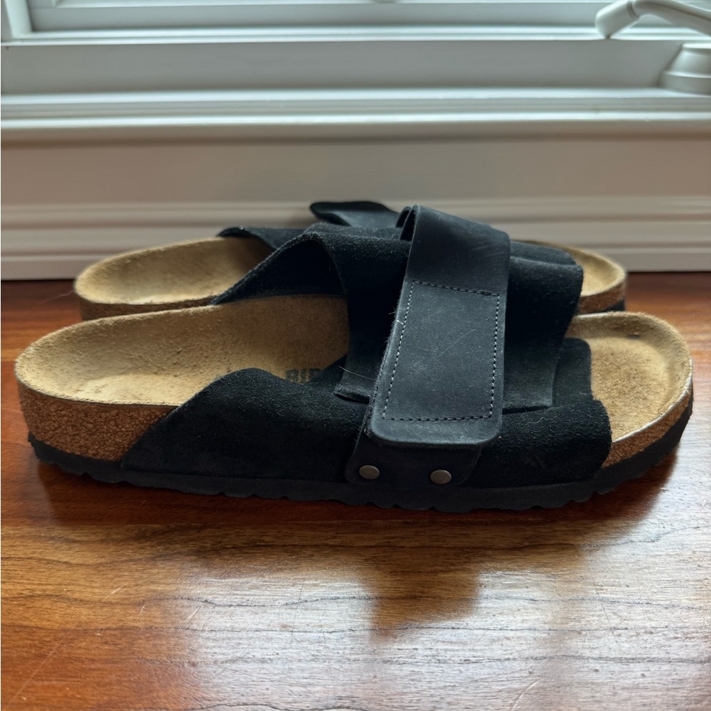 Women’s Birkenstock Kyoto Suede/Nubuck sandals Size 39 Black